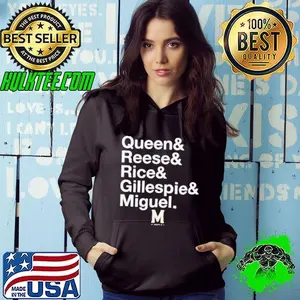 Maryland Terrapins basketball Queen and Reese and Rice and Gillespie and Miguel shirt