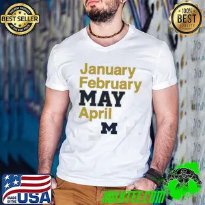 Michigan Wolverines basketball Fanaticity January February MAY April shirt
