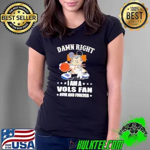 Mickey mouse damn right I am a Volunteers basketball fan now and forever shirt