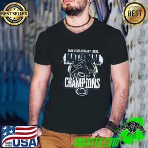 Penn State Nittany Lions NCAA DI Wrestling National Champions Comfort Colors Painting 2025 shirt