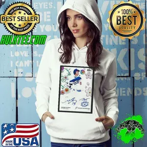 Poster MLB Topps Certified Autograph Shohei Ohtani Los Angeles Dodgers Takashi Murakami Artist Signatures  shirt