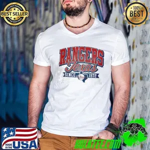 Rangers Texas Since 1972 White Blue Baseball Team shirt