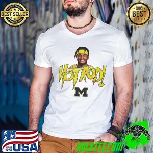 Roddy Gayle Jr Hot Rod Michigan Wolverines Shirt