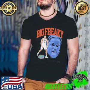 Rueben Chinyelu Big Freaky Portrait Florida Gators Basketball NCAA Southeastern Conference 2025 shirt