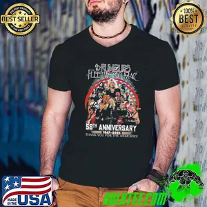 Rumours Fleetwood Mac 58th Anniversary 1967-2025 Thank You For The Memories Signatures shirts
