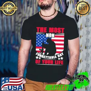 The Most Non Forgettable Day of Your Life American Flag T-Shirt