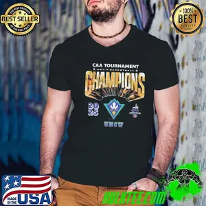 UNC Wilmington Seahawks 2025 CAA Tournament Mens Basketball Champions Retro Vintage shirt