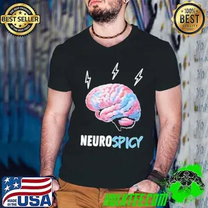 Beachgem neurospicy brain shirt