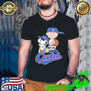 Chicago Cubs X Charlie Brown Snoopy shirt