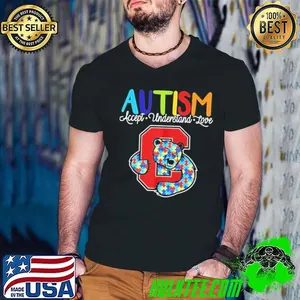 Cornell Big Red Autism accept understand love shirt