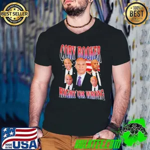 Cory Booker Bootleg Vintage right or wrong shirt