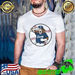 Decoy Celebration Los Angeles Dodgers baseball shirt