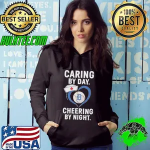Detroit Tigers Caring By Day Cheering By Night shirts