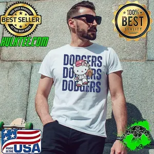 Dodgers Baseball Hello Kitty Shirt