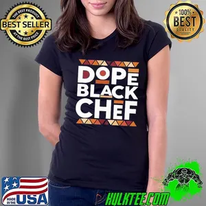 Dope black chef shirt