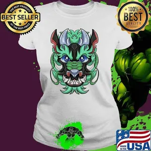 Eastern black dragon big head shirt