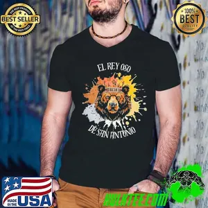 El Rey Oso De San Antonio bear watercolor shirt