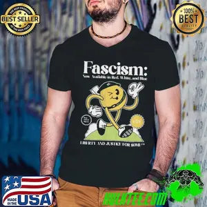 Fascism Now Available In Red White And Blue FDT liberty and justice for some shirt