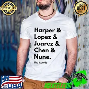 Harper Lopez Juarez Chen Nune The Rookie shirt