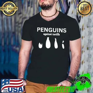 I Stand With The Penguins Penguins Against Tariffs shirt