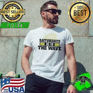 Iowa Hawkeyes saturdays are for the wave shirt