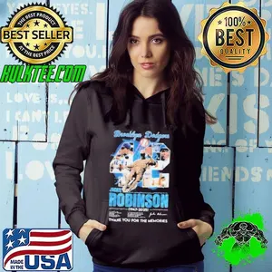 Jackie Robinson 1947 2025 Brooklyn Dodgers Los Angeles Dodgers Thank You For The Memories Signatures shirts