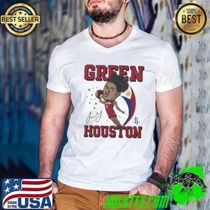 Jalen Green Houston Rockets player signature shirt