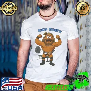 Jeffbaker Wrestler Waka Waka Big Beefy Shirt