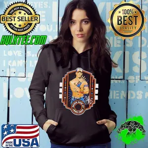 John Cena never give up emblem signature shirt