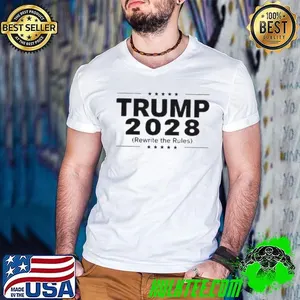 Johnny Maga Trump 2028 Rewrite The Rules Stars shirt