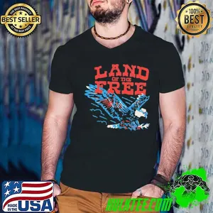 Land Of The Free Eagles shirt