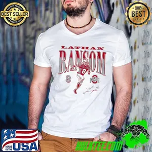 Lathan Ransom Ohio State cartoon shirt