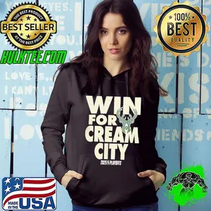 Milwaukee Bucks win for cream city 2025 playoffs shirt