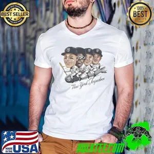 New York Torpedoes Baseball Players Caricature Shirt