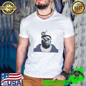 Notorious Biggie Smalls Crown Famous Hip Hop Rap Shirt