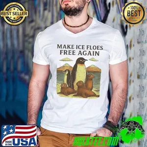 Penguins Make Ice Floes Free Again Shirt
