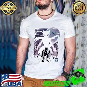 Pokémon Mewtwo psychic landscape Japanese style shirt