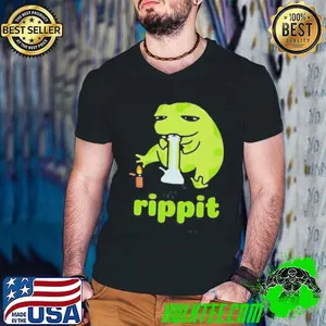 Rippit Stoner Frog Shirt