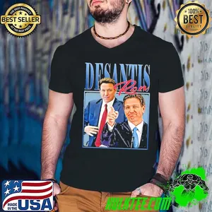 Ron Desantis American politician attorney former naval officer T-Shirt