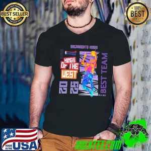 Sacramento Kings Playoffs 2025 king of the West best team shirt