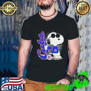 Snoopy Standing Pose Chicago Cubs Shirt