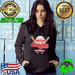 Thats My Grandson Out There Baseball Shirt