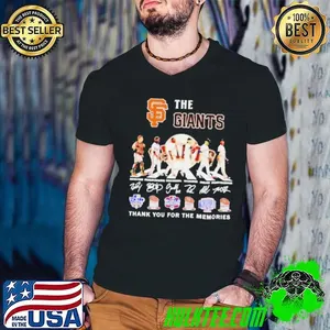 The Giants Thank You For The Memories Abbey Road Signatures Shirt
