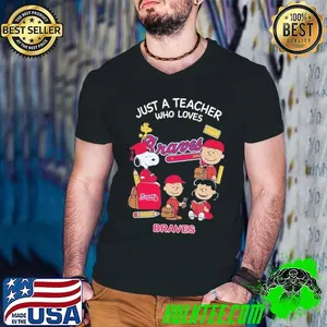 The Peanuts just a teacher who love Atlanta Braves shirt