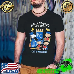 The Peanuts just a teacher who love Kansas City Royals shirt