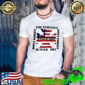 Title fight don’t forget the struggle don’t forget the beach usa flag shirt