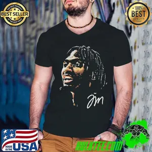 Tyrese Maxey Black NBA Real Big Face Player signature shirt