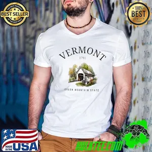 Vermont green mountain State 1791 shirt
