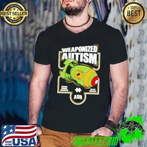 Weaponized Autism caution autism bomb shirt
