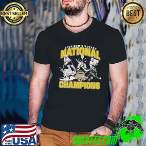 Western Michigan Broncos 2025 NCAA National Mens Hockey Champions Players Logo shirt